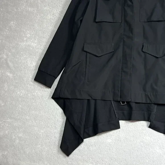 Anatomie Jacket Women’s Size Medium Black Jacket Hooded Pockets Long Sleeve - Picture 5 of 12